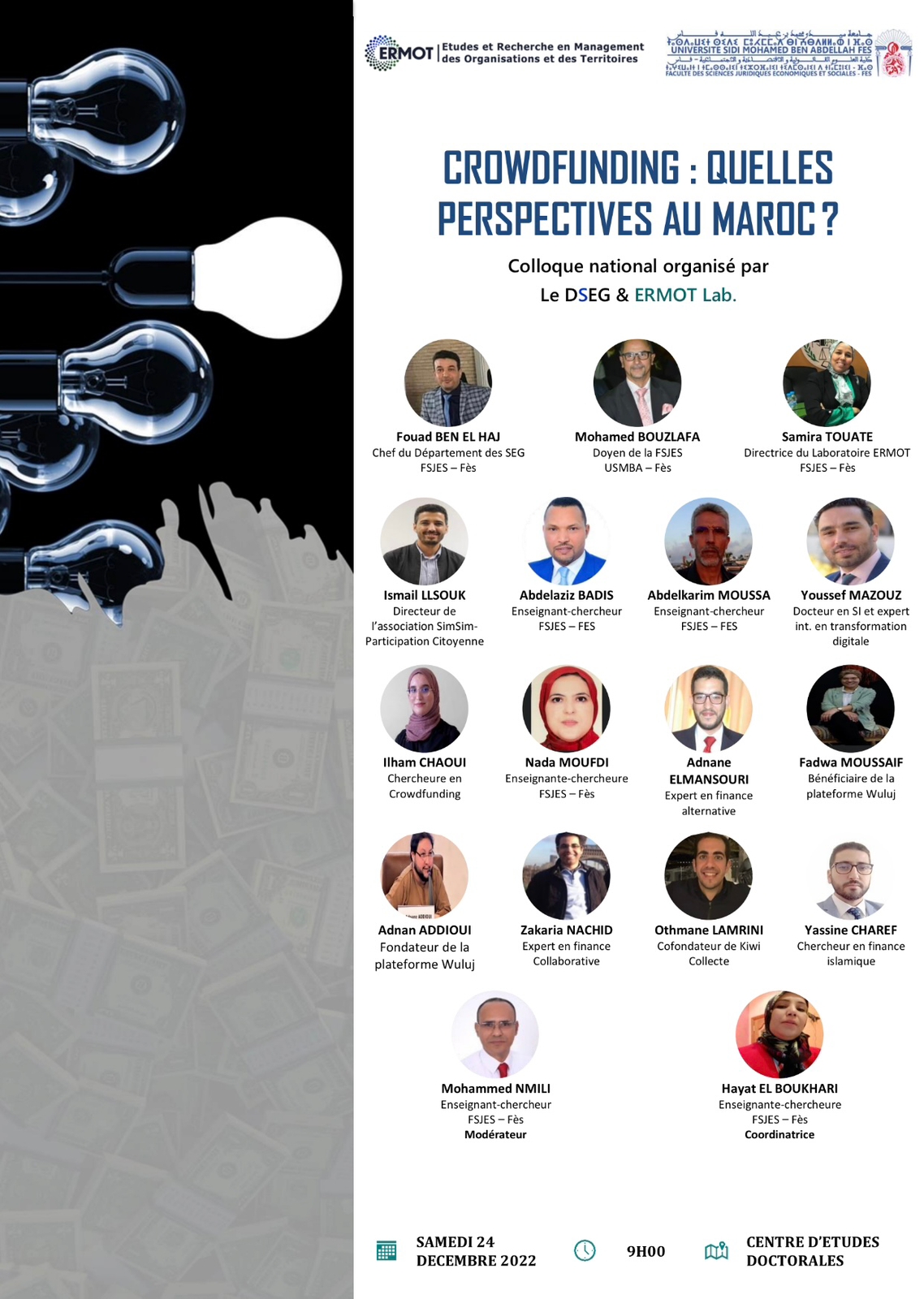 Colloque National sous le thème - Crowdfunding - Quelles perspectives au Maroc ?