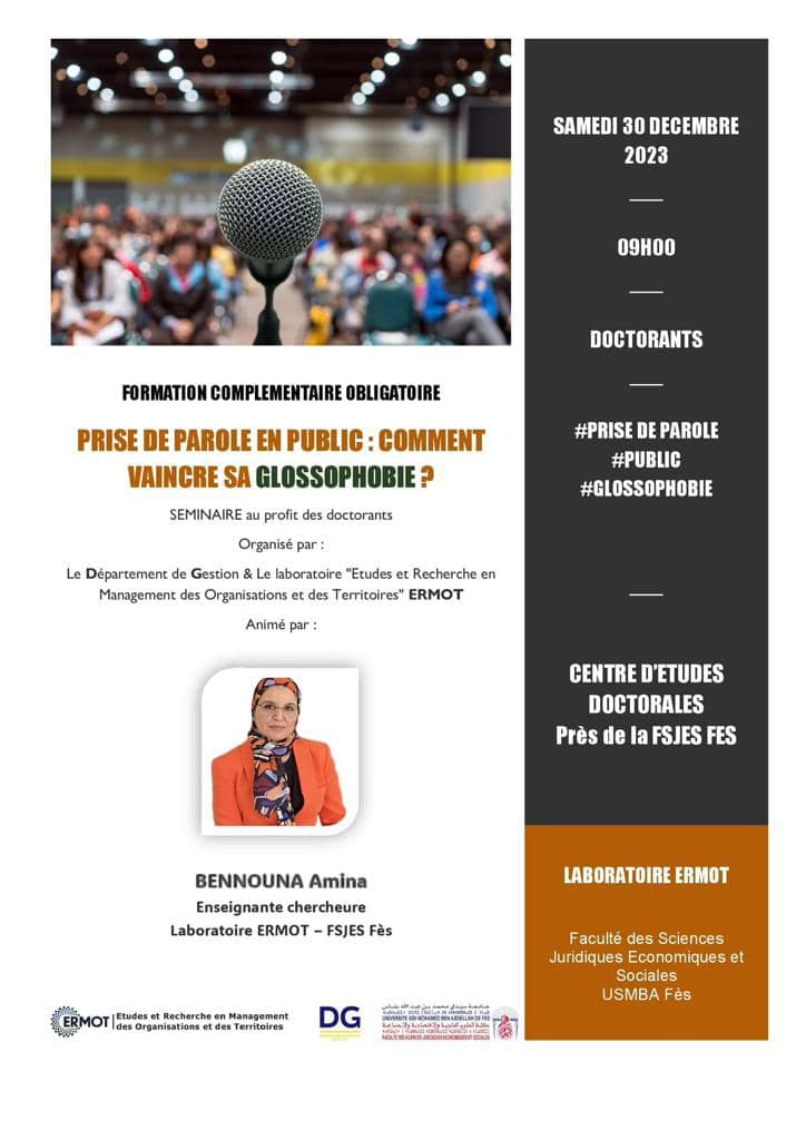 F.C.O - Prise de parole en public : Comment vaincre sa glossophobie ?