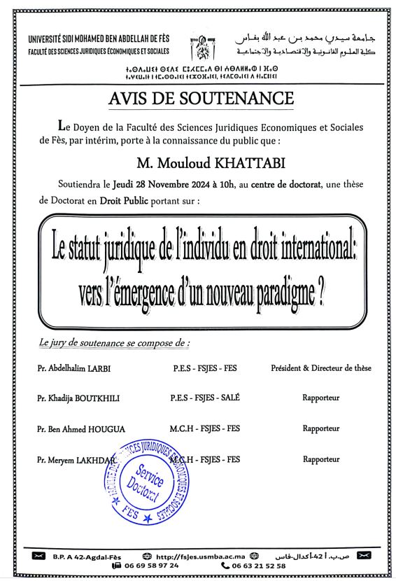 Soutenance - Droit Public