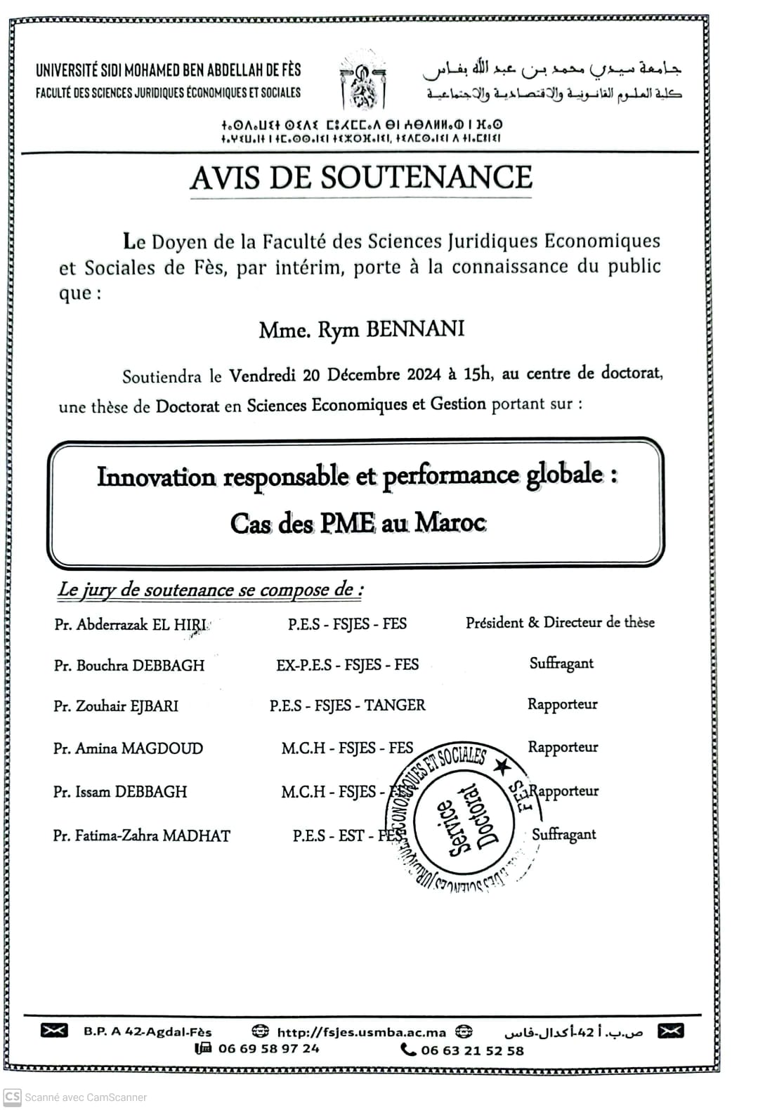 Soutenance - SEG