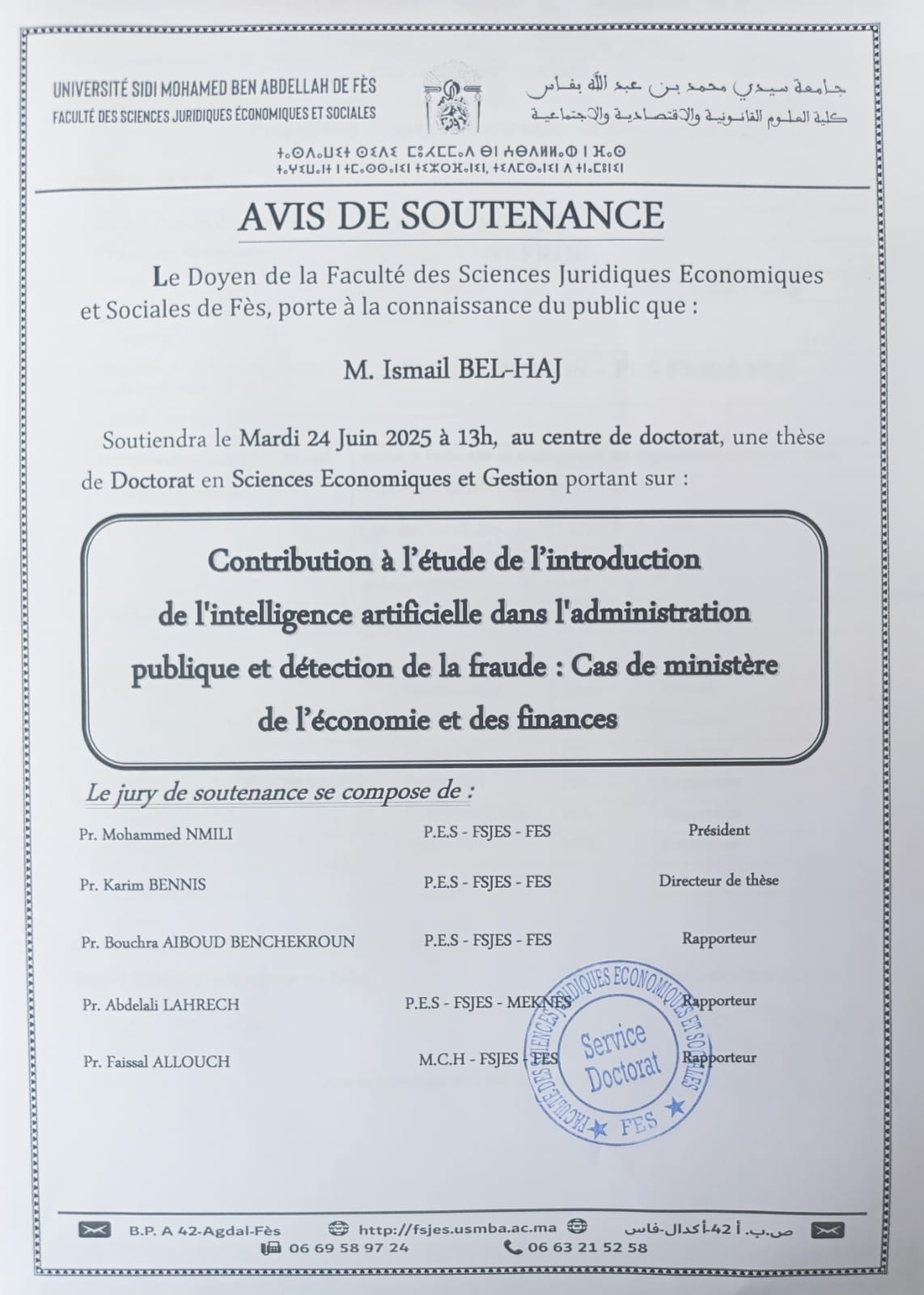 Soutenance - SEG
