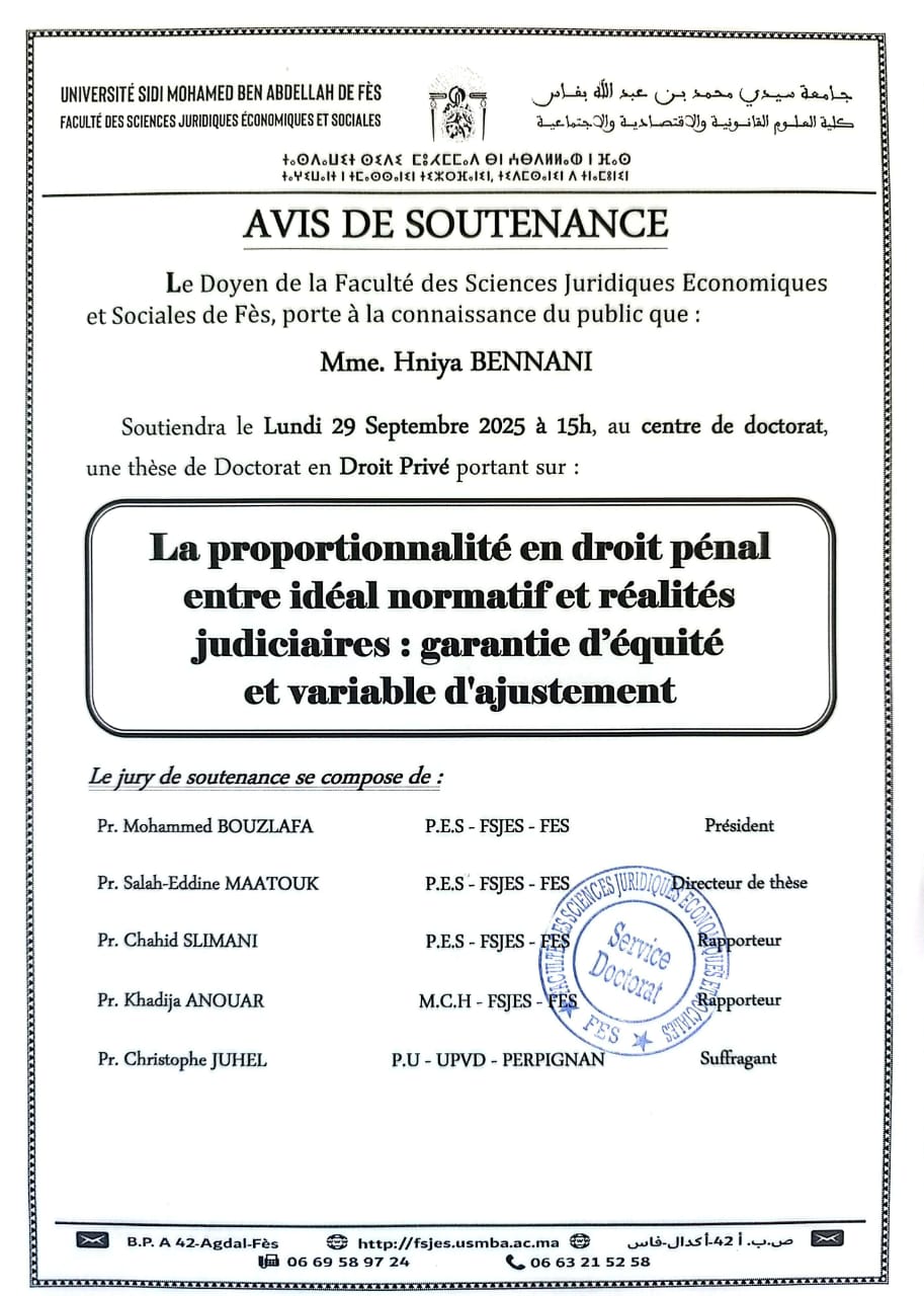 Soutenance - Droit Privé