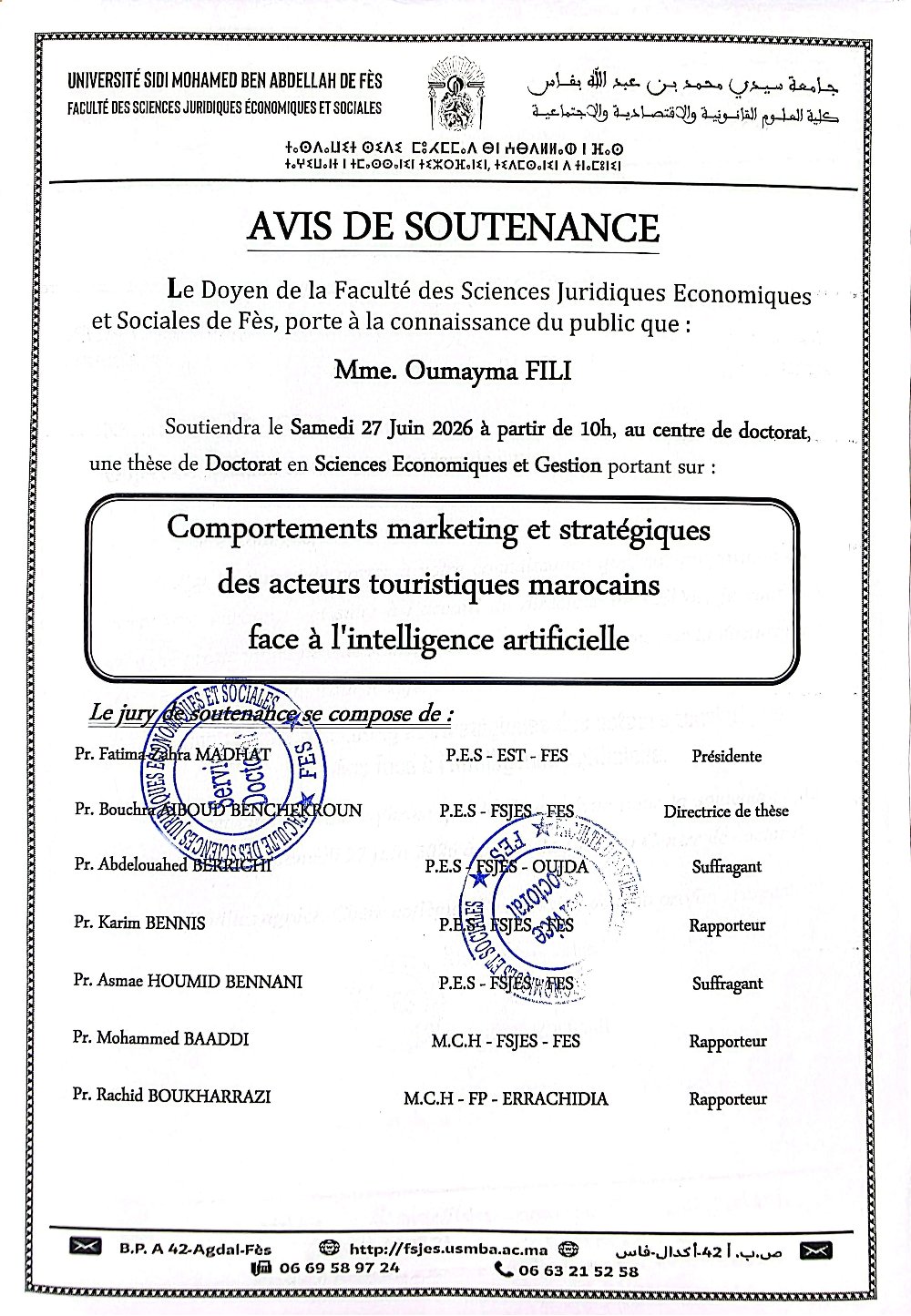 Soutenance - SEG