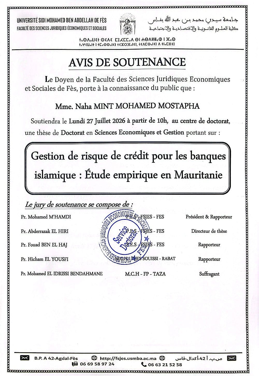 Soutenance - SEG