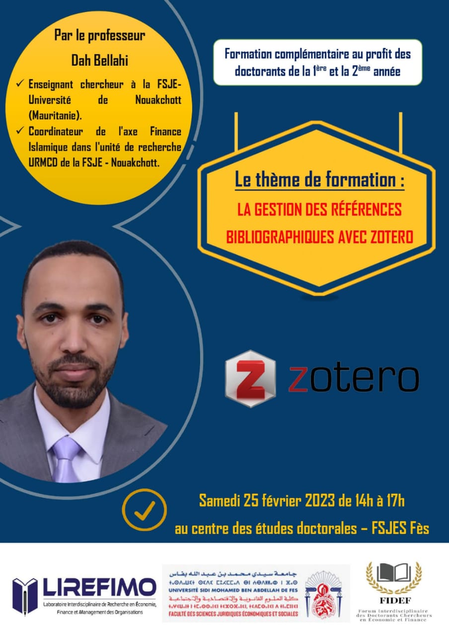 F.C.O - La gestion des références bibliographiques avec Zotero